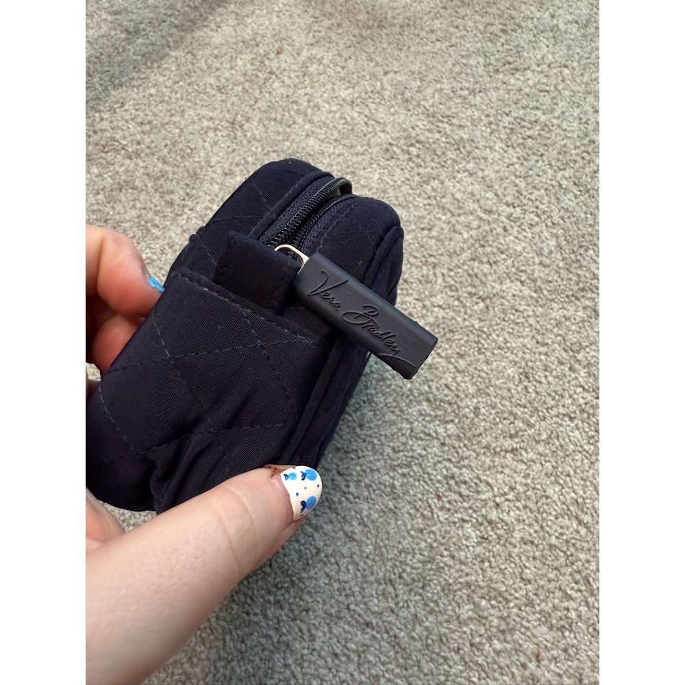 Vera Bradley Lilly Bag Quilted Insulated Medication Travel Bag in Navy Blue‎ - Picture 5 of 5